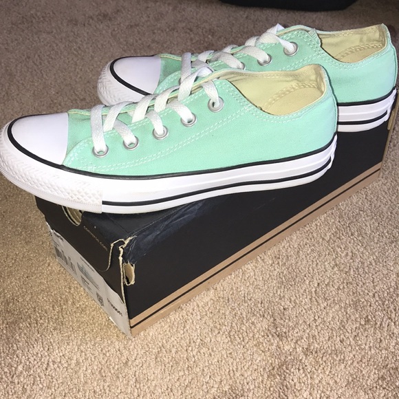 NWOT Beach Glass Converse! 💚🤍 - Picture 2 of 4